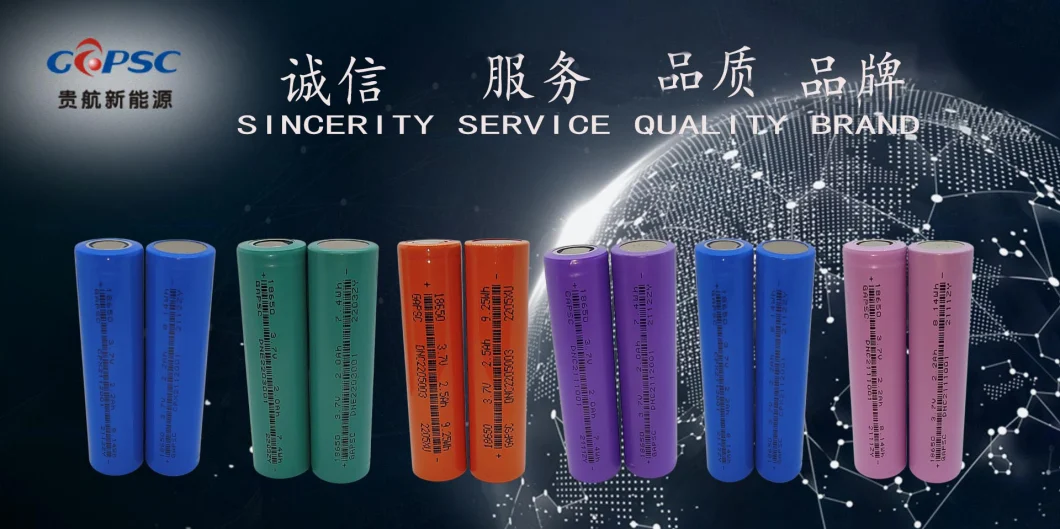 Rechargeable 18650 2000mAh Lithium Ion Battery Cylinder Lithium Ion Battery Li-ion Battery Cell